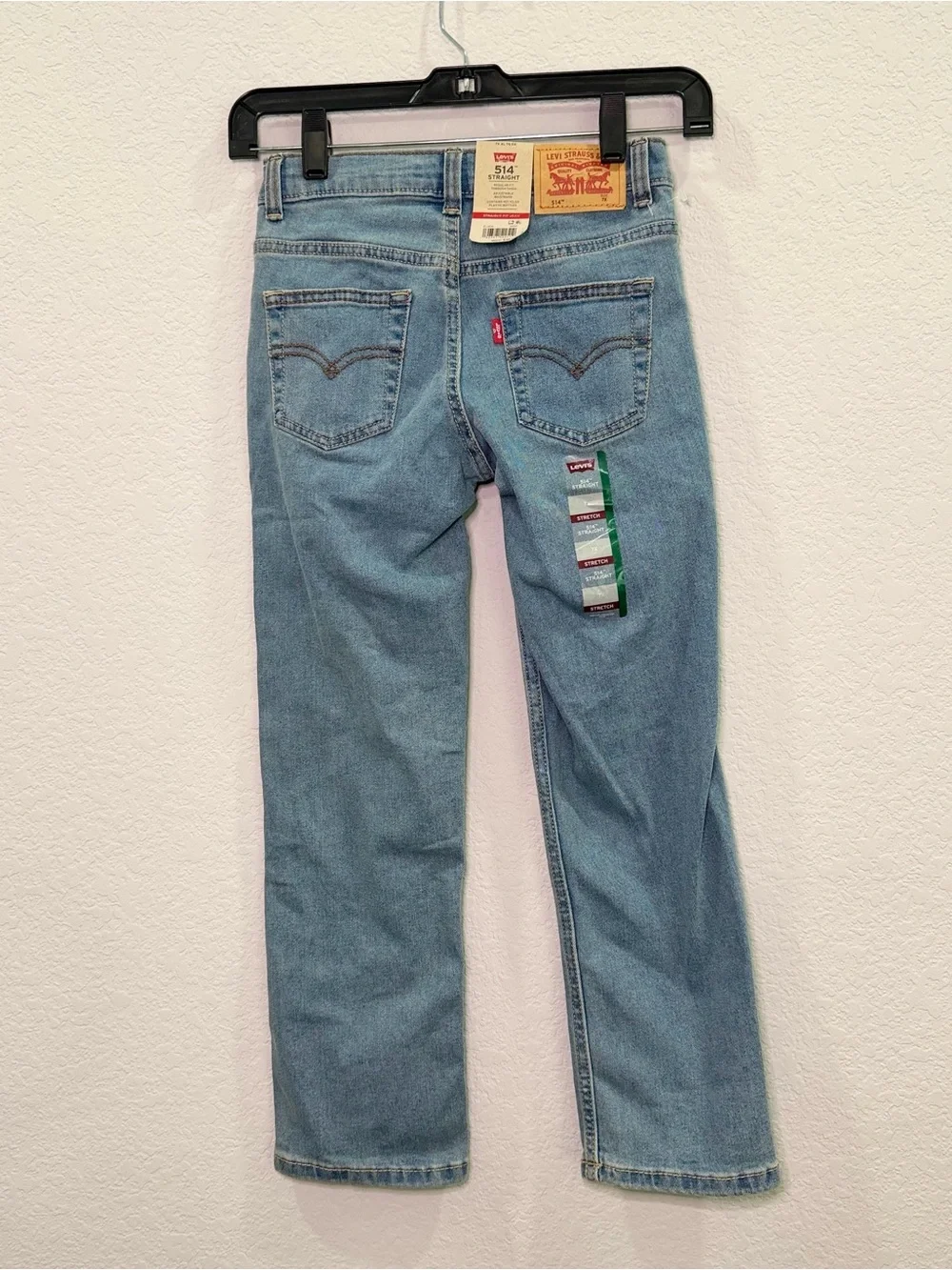 NEW Kids Straight Light Blue Jeans 7X